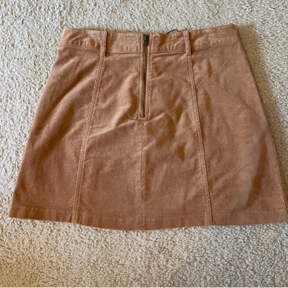 Forever 21 Brown Lace-Up A-Line Skirt - Picture 2 of 3